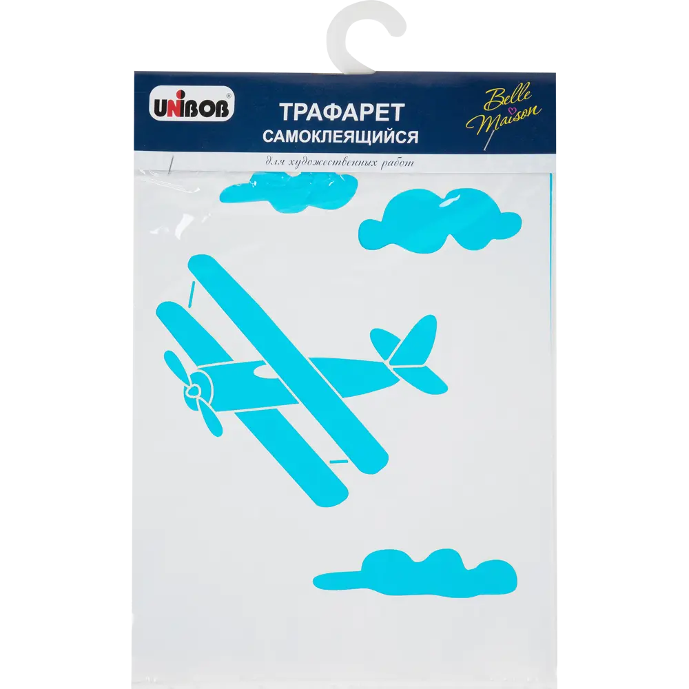 Трафарет самоклеящийся «Самолёт» 25х35 см UNIBOB STLM-2114493 - Вид №1
