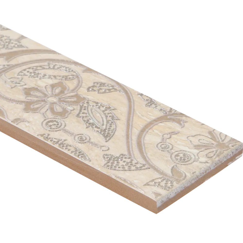 Бордюр «Marmi Classic» 50.5х6.2 см цвет бежевый Azori STLM-2175895 - Вид №1
