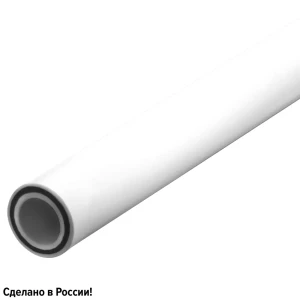 Труба полипропиленовая РОСТерм Aqua 25 мм с армированием стекловолокном для водоснабжения 18746724