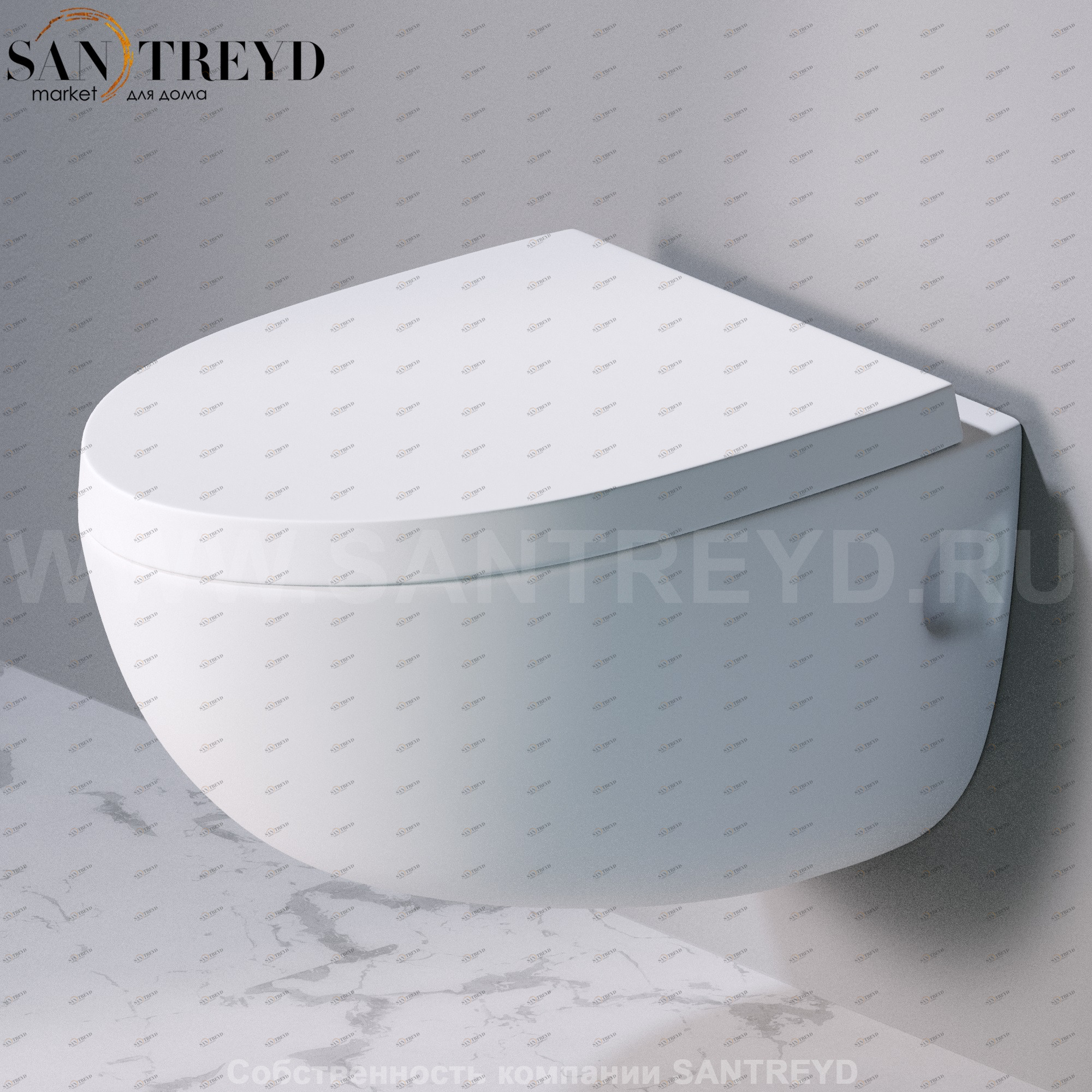 S511101 Подвесной унитаз настенный Белый A. e T. Italia OVAL Италия AeT ITALIA