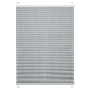 Штора плиссе 73x170 см жаккард серая