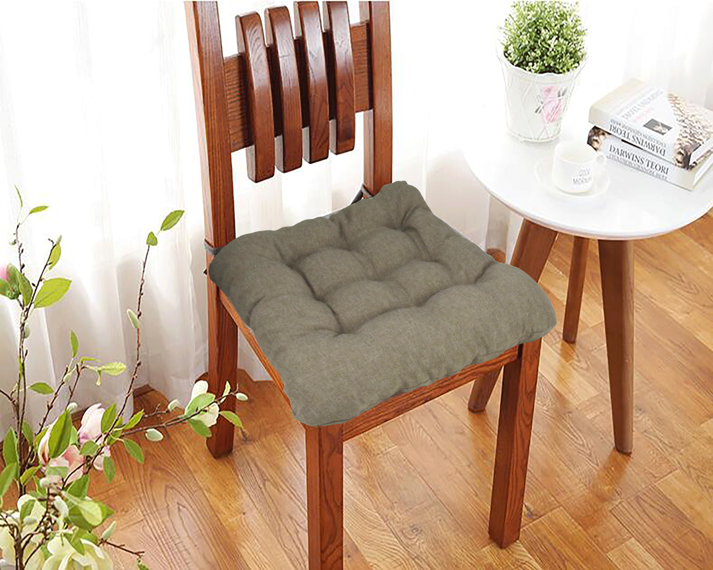 Santreyd «Савана» — элегантная сидушка для стула с завязками 82506431 STLM-0028857 - Вид №3