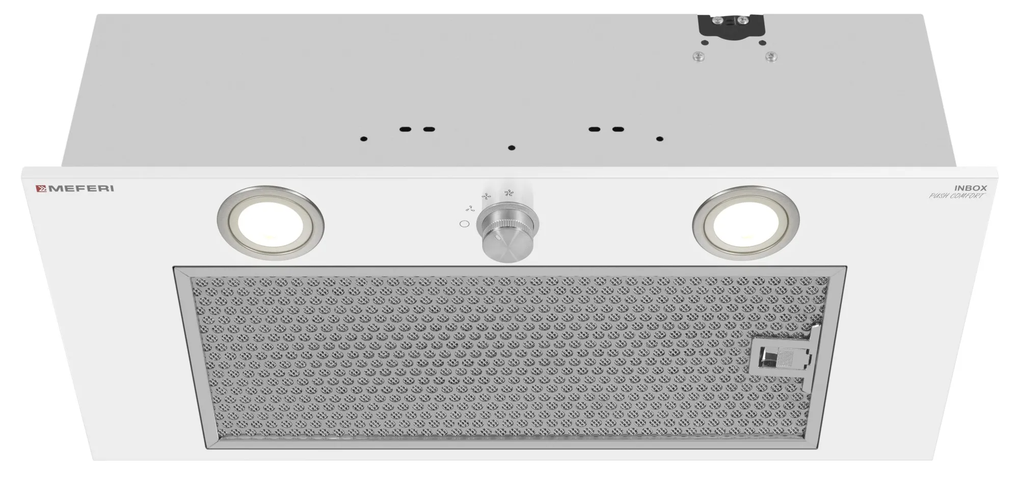 9270627 Вытяжка полновстраиваемая Meferi INBOX60WH PUSH COMFORT белый STDN-0130314