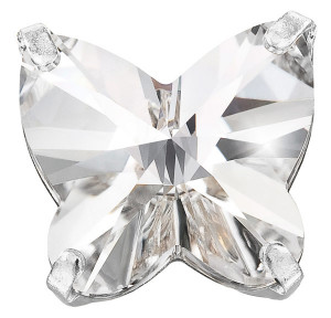 1410/01 Crystal / silver 10 х 10 мм стекло белый (crystal) PRECIOSA