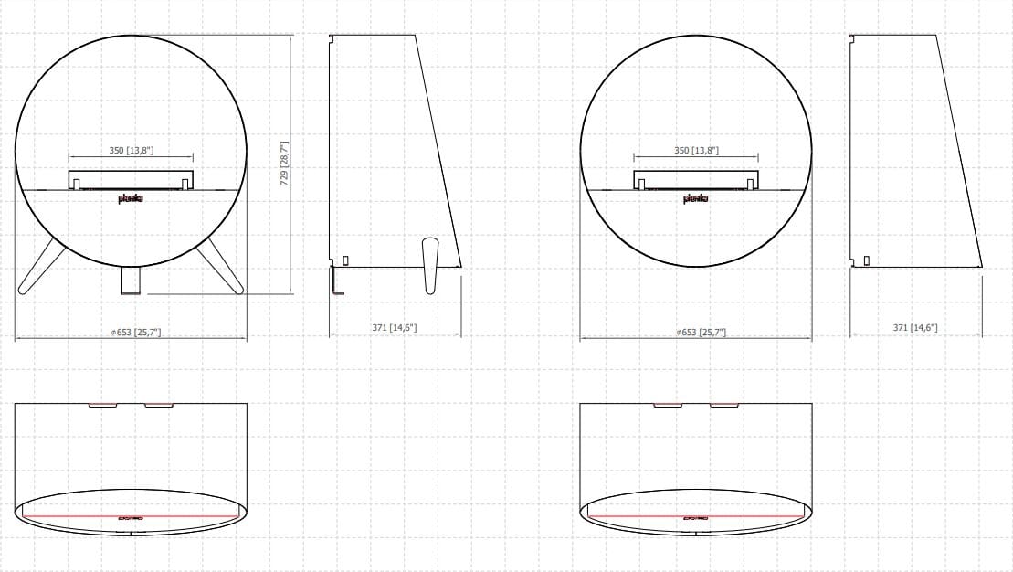 Паровой отдельно стоящий камин Planika MISTY ARCH-00109179 - Вид №6