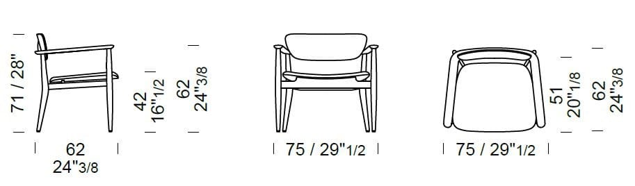 Кожаное кресло с подлокотниками Borzalino REGINA ARCH-00124379 - Вид №10