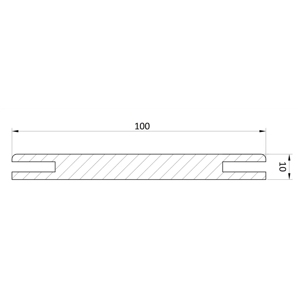 Добор телескопический Аттика/Халика 2100х100x10 мм CPL ламинация цвет белый BELWOODDOORS STLM-2158823 - Вид №2