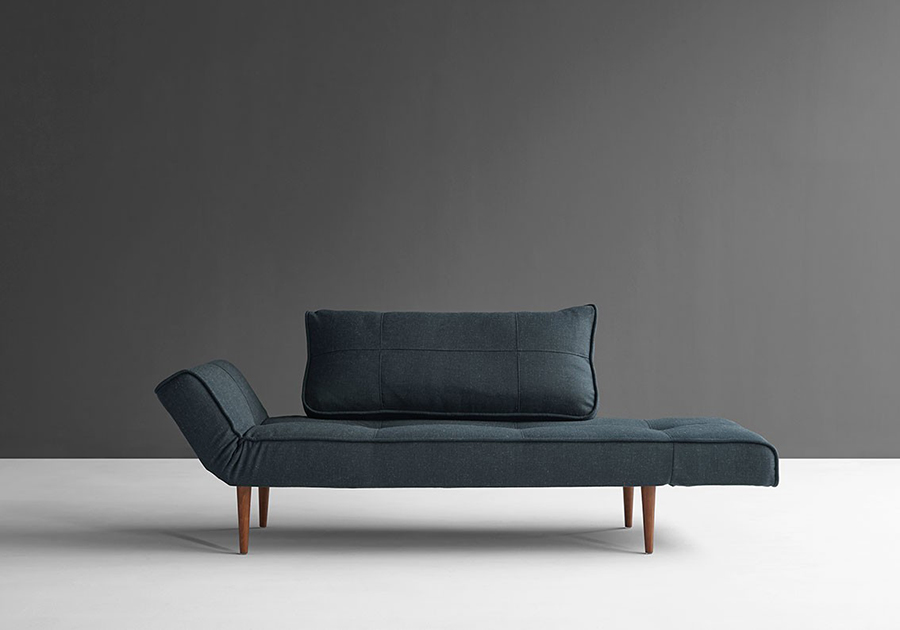 Кушетка-трансформер Zeal c ножками Bow из дуба, дымчатая роза Innovation Living ZEALS2 - Вид №4