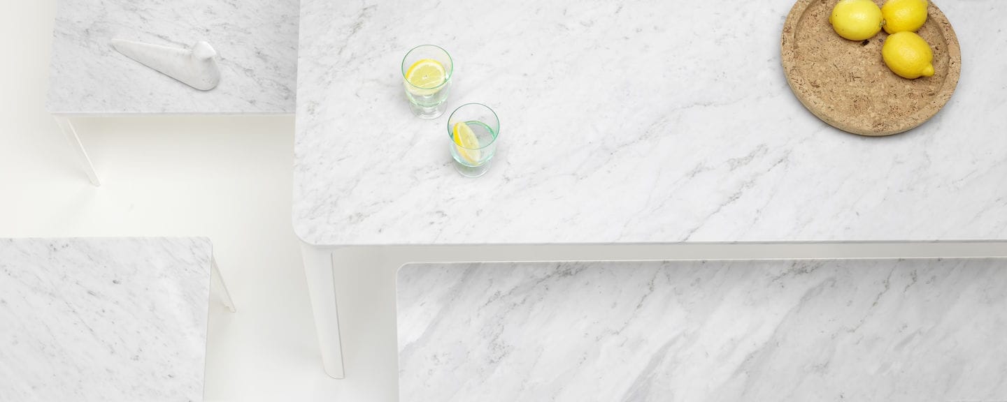 Журнальный столик с столешницей из каррарского мрамора и стальным основанием VITRA OCCASIONAL TABLE LTR ARCH-00072542 - Вид №6