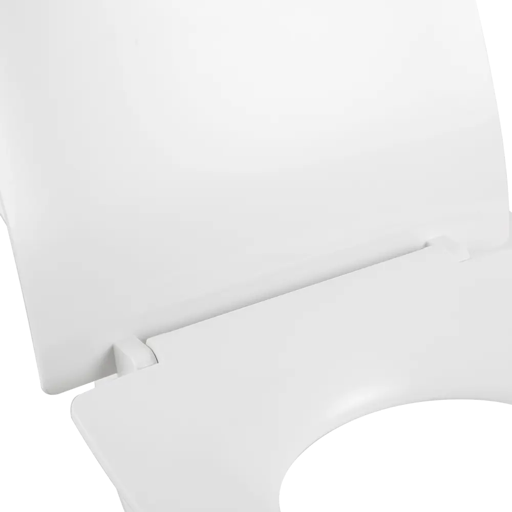 Сиденье для унитаза KONSENSA Силла с микролифтом форма круг цвет белый STLM-2199679 - Вид №8