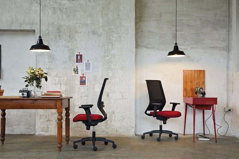 Linea Fabbrica Офисное кресло с 5 спицами на колесиках Logica sun-id-1407534 - Вид №3