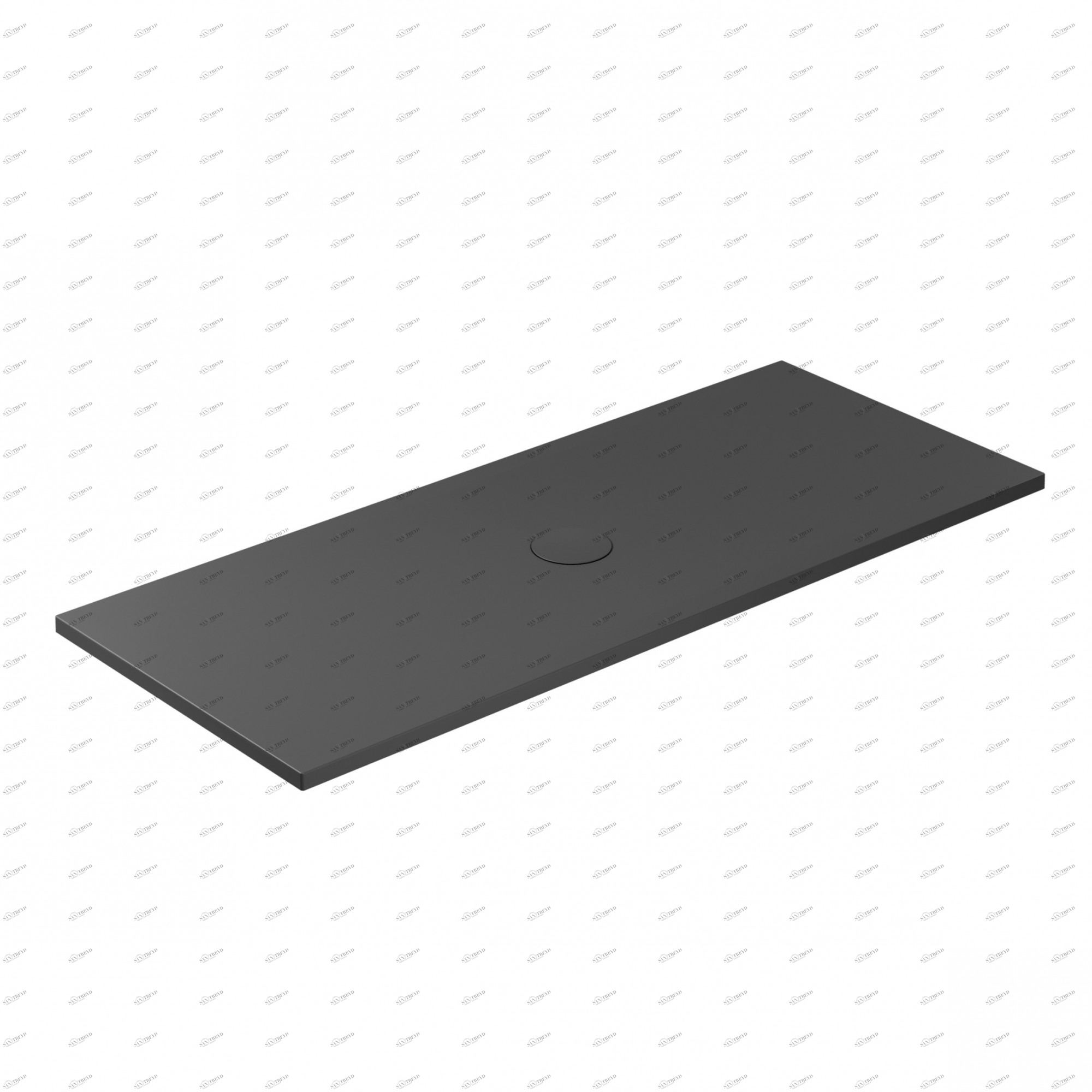 Поддон керамический H3 Черный  1046NEMT GALASSIA Shower Trays