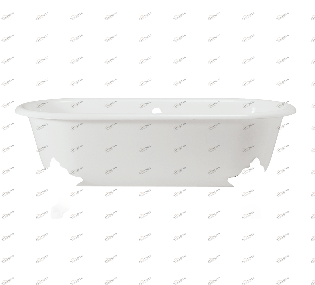 Gentry Home Bexley Cast iron bathtubs with feet Белый sun-id-1075283