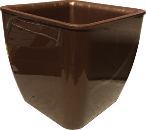 150-10 Горшок д. цветов Square couleurs 14л(7,3л) Бронза кор. Цветочная коллекция