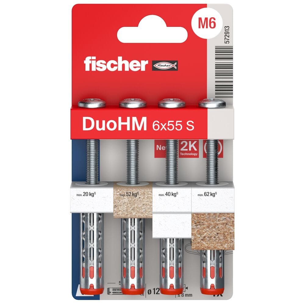 Дюбель FISCHER DuoHM ARCH-00080658 - Вид №13