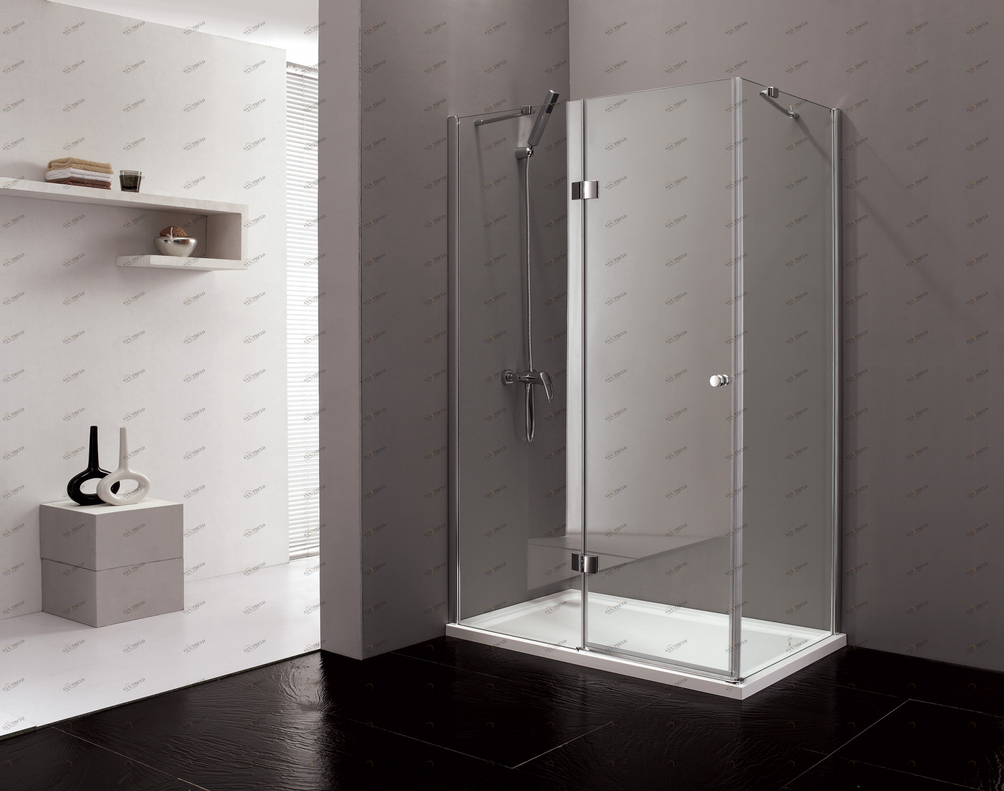 Душевой уголок CEZARES VERONA-W-AH-1-90/80-P-Cr-R