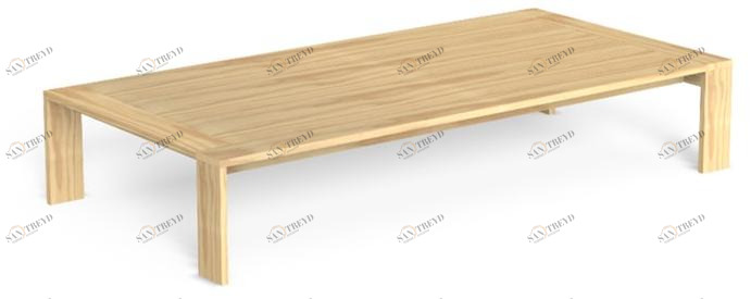 Talenti Низкий прямоугольный садовый столик accoya® Argo Agotc180-agotc95