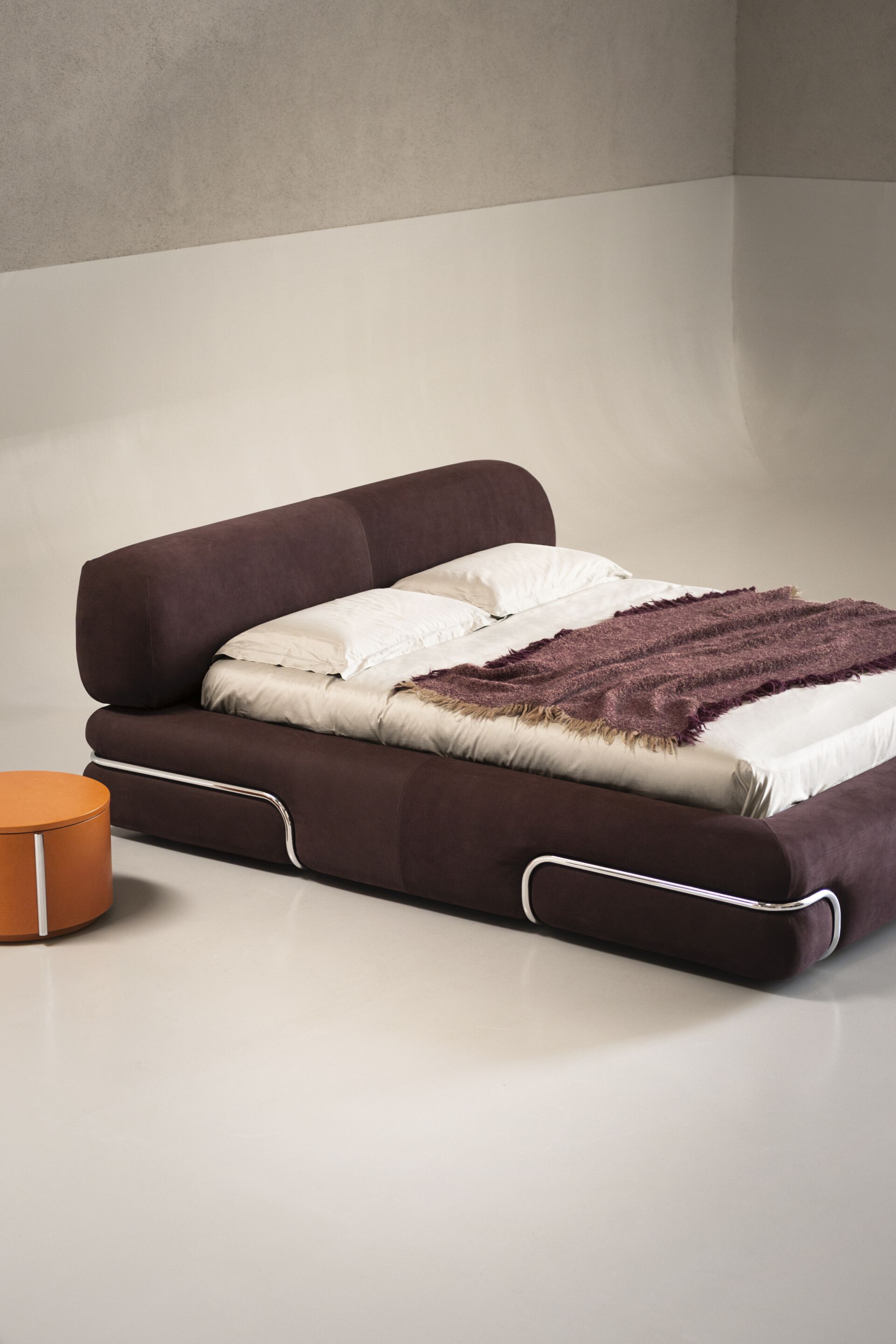 Кожаная двуспальная мягкая кровать Baxter So Soft ARCH-00032500 - Вид №3