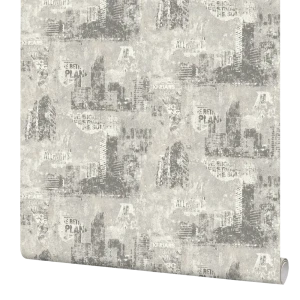 Обои флизелиновые Rasch Kids & Teens III «Город» 0.53 м RA 821208