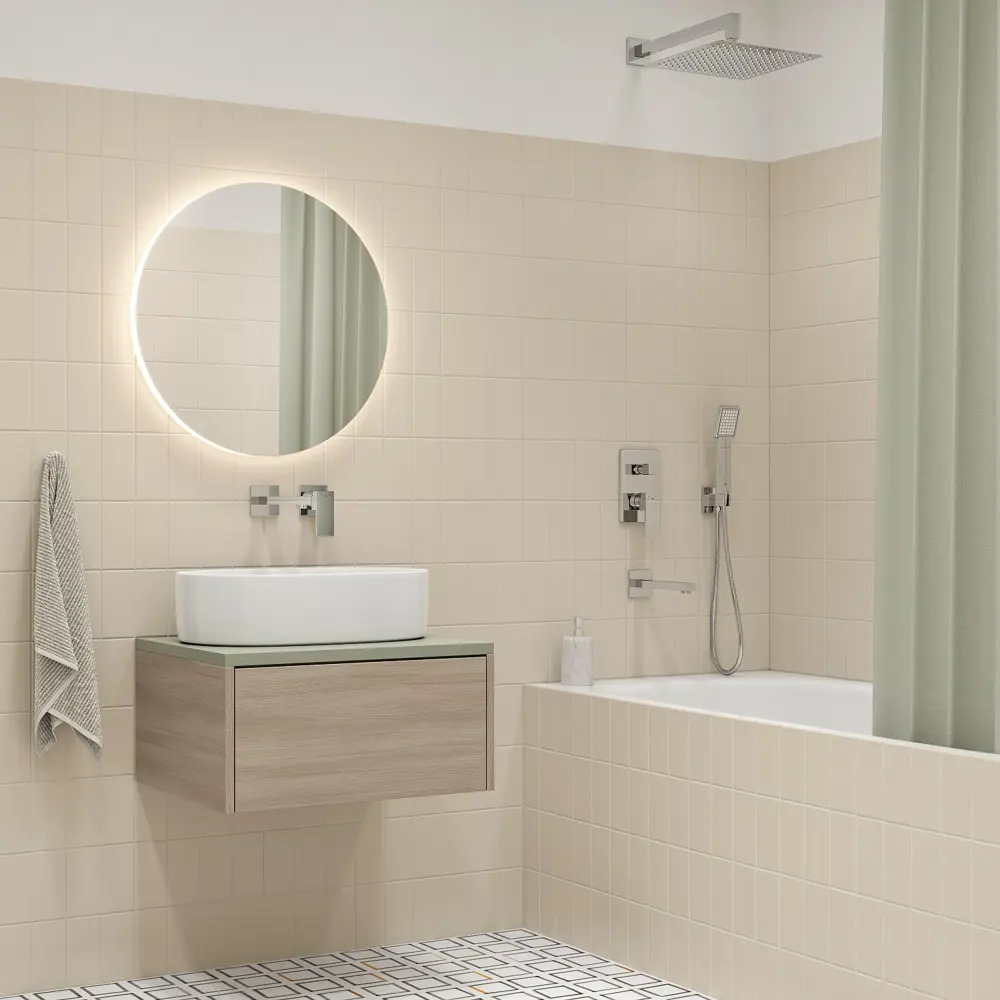 Подключение для душевого шланга Iddis Folk FOLSB00i62 цвет хром STLM-2087928 - Вид №4