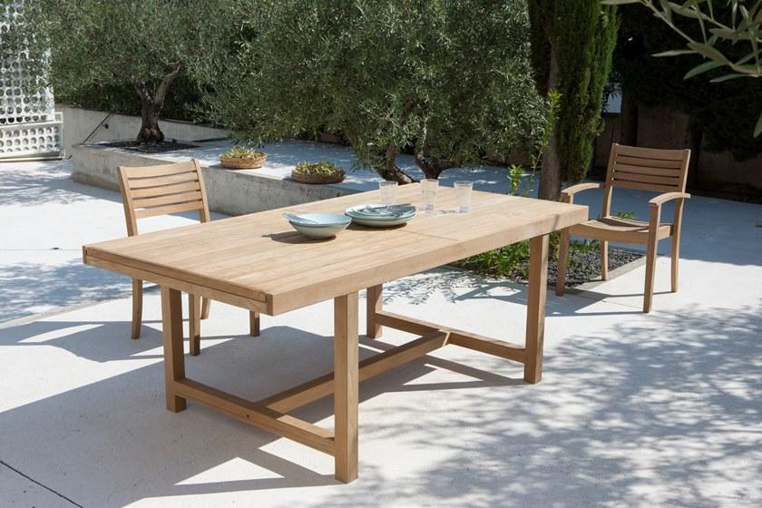 Unopiù Раздвижной прямоугольный стол из тика Chelsea Witare - Вид №2