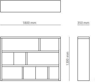 PRADDY Самонесущая открытая полка из лакированного дерева  Ml345|ml335 Ml345~ml335 - Вид №5