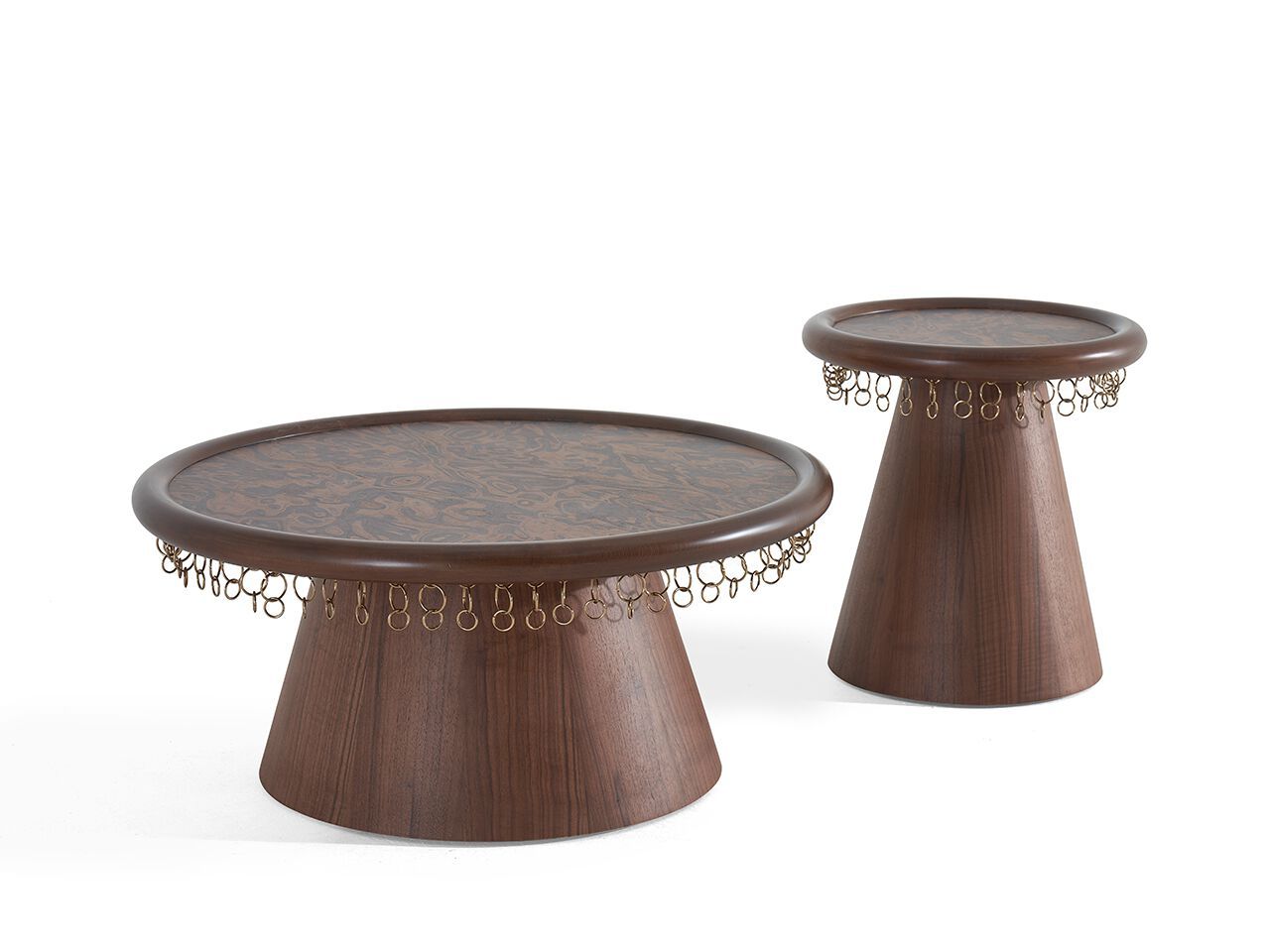 Круглый деревянный журнальный столик NDESIGN Ezora ARCH-00092523 - Вид №3