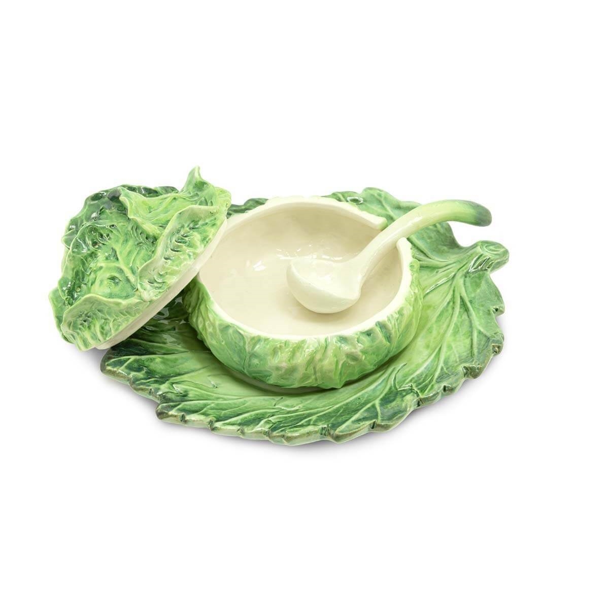 201086-70 ABHIKA СОУС ЛОДОЧНАЯ КАПУСТА НА ТАРЕЛКЕ GREEN 