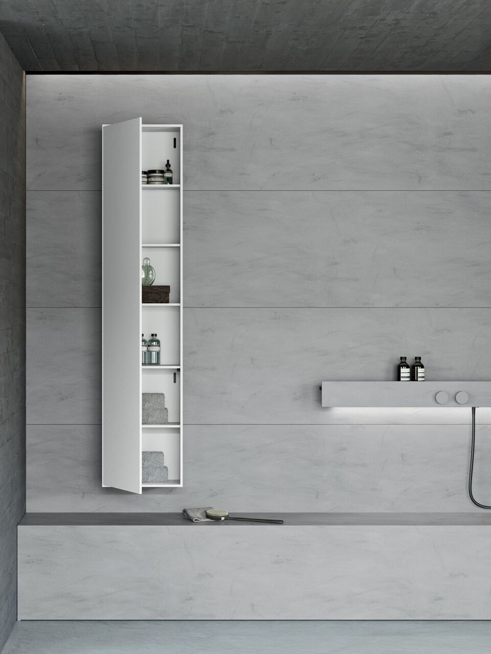 Шкаф для раковины Corian® со встроенной раковиной Rexa уникальный ARCH-00026137 - Вид №4