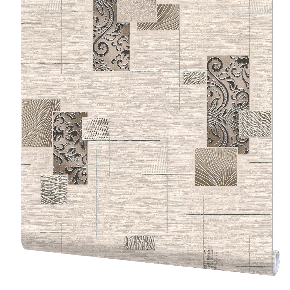 Обои виниловые Плитка бежевые 0.53 м 0210-1 Santreyd STLM-2036798