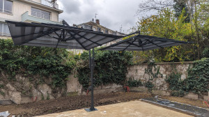 Двойной зонтик из нержавеющей стали