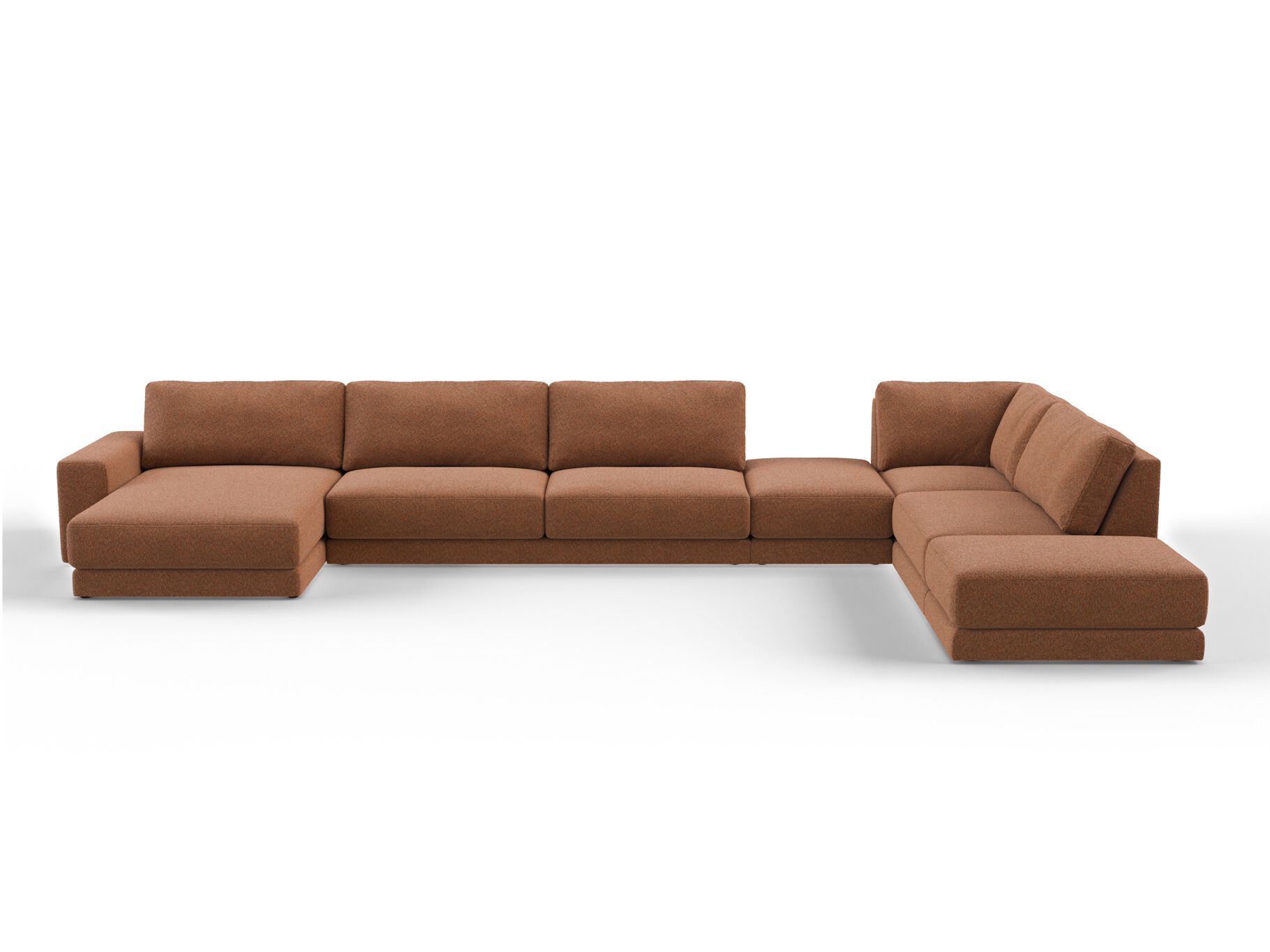 Угловой диван из ткани с полуостровом DÔME DECO Awaken ARCH-00099055 - Вид №6