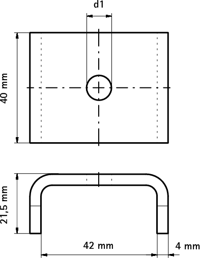 6571010 BIS Strut Шайбы (U-образные) нерж. для создания конструкций из профиля Strut walraven  - Вид №1