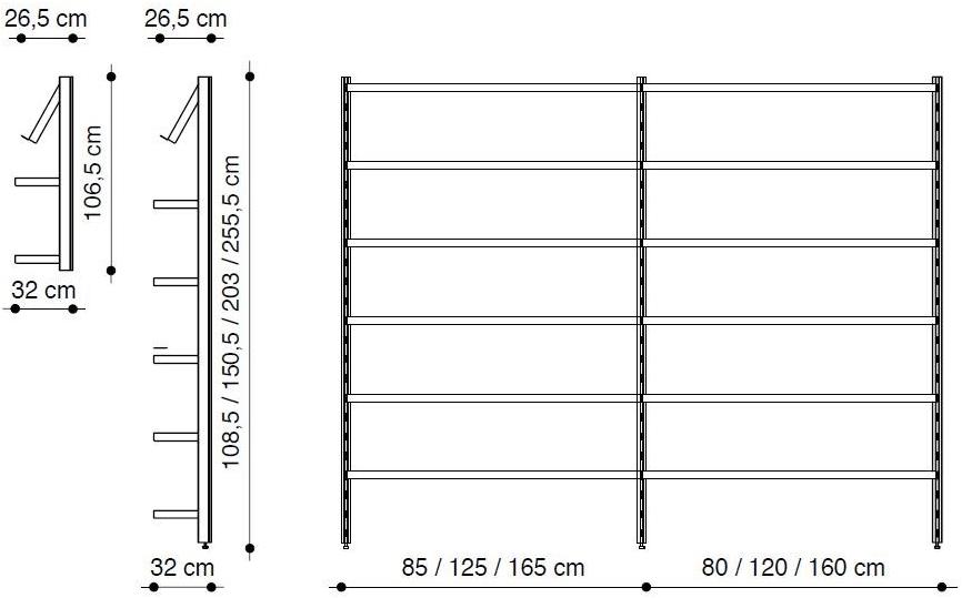 Caimi Brevetti Подвесной модульный книжный шкаф Big sun-id-1453531 - Вид №3
