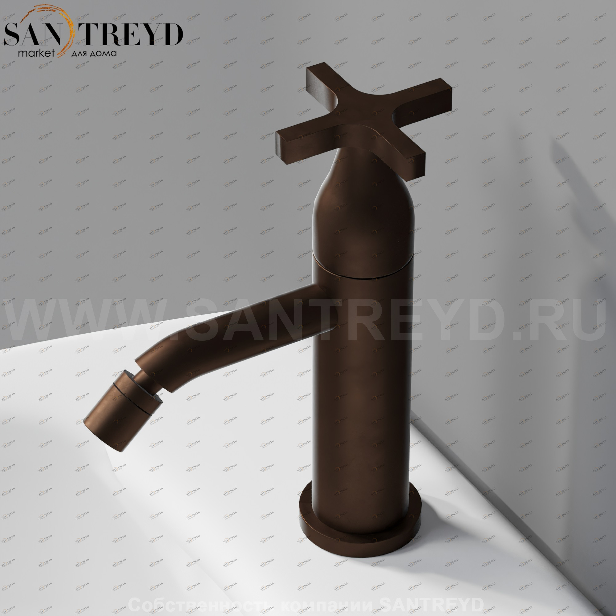 Смеситель AMEM316BR MEMORY для биде бронзовый Agape