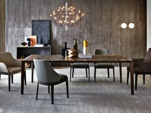 Molteni & C. Прямоугольный обеденный стол из мрамора