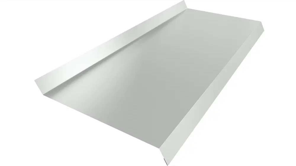 91333769 Отлив оцинкованный Profbuild 2000х100мм белый STLM-0903420