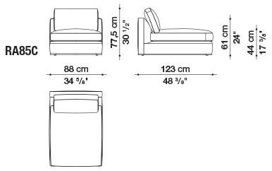 B&B Italia Диван из ткани Richard sun-id-1429934 - Вид №42
