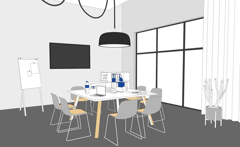 Lapalma Квадратный стол из ламината Ori sun-id-1412114 - Вид №1