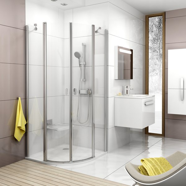 CSKK4-90 белый+стекло Transparent Ravak 3Q170100Z1 - Вид №2