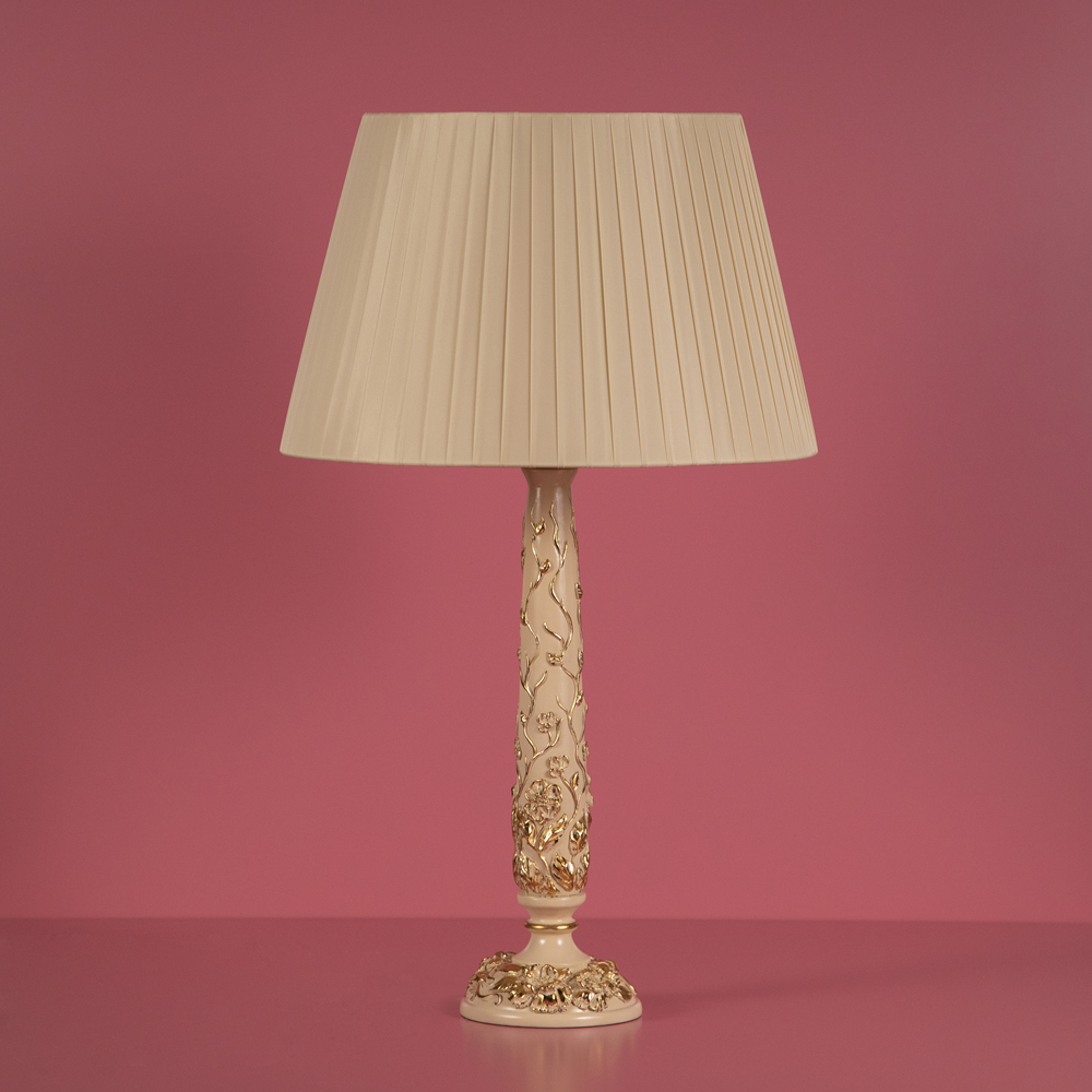 34081 Настольный светильник Лето Шебби Айвори BOGACHO 4627196596719 - Вид №1