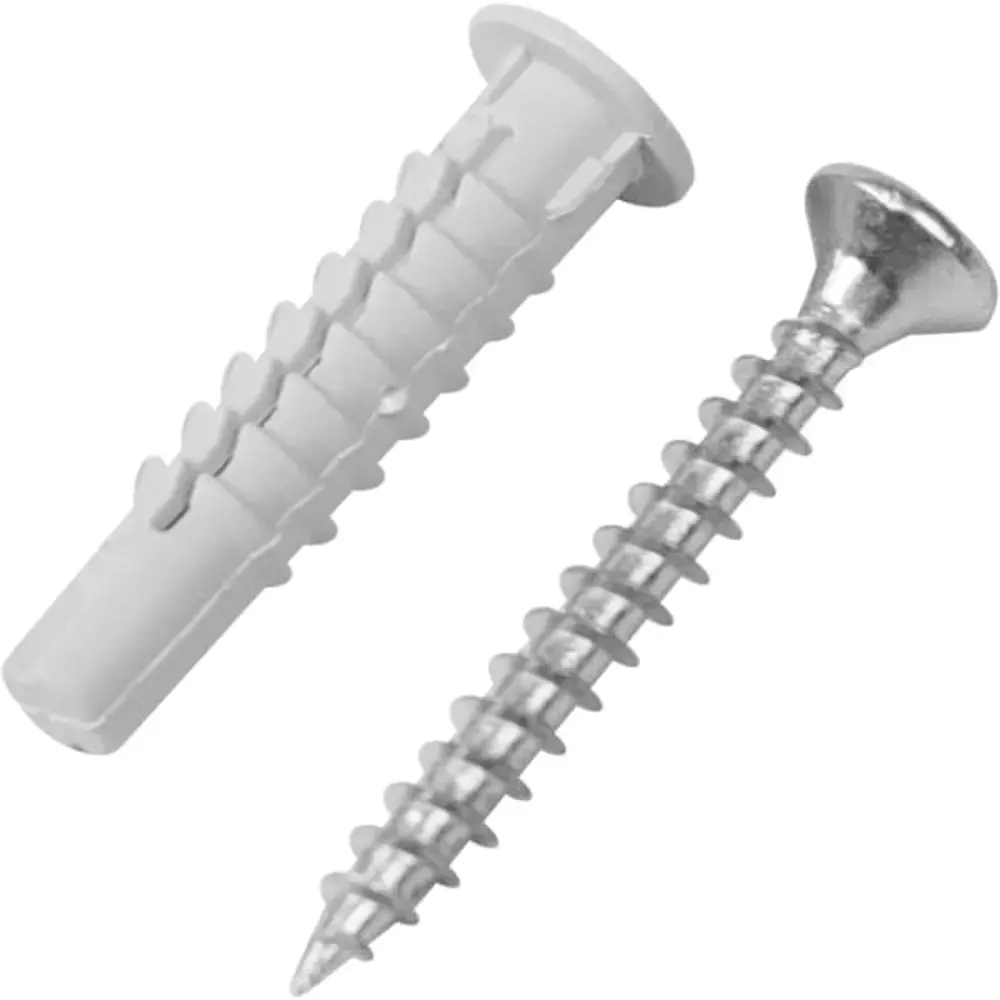 Дюбель универсальный нейлоновый Dilwis 5x25мм 20 шт. в комплекте с шурупом STLM-2026979 - Вид №4