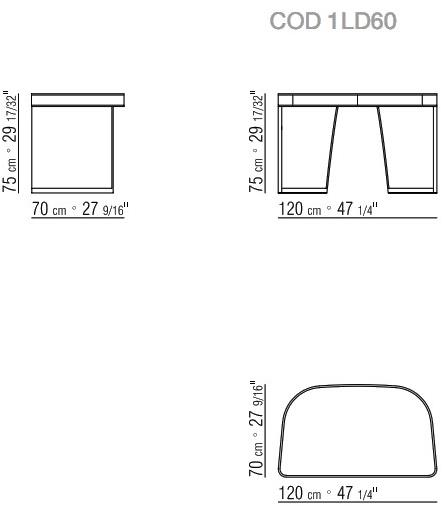 Flexform стол письменный sun-id-1478451 - Вид №1