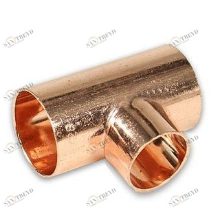 15130181515 SANHA 5130 тройник ВП, медь  18x15x15 мм 