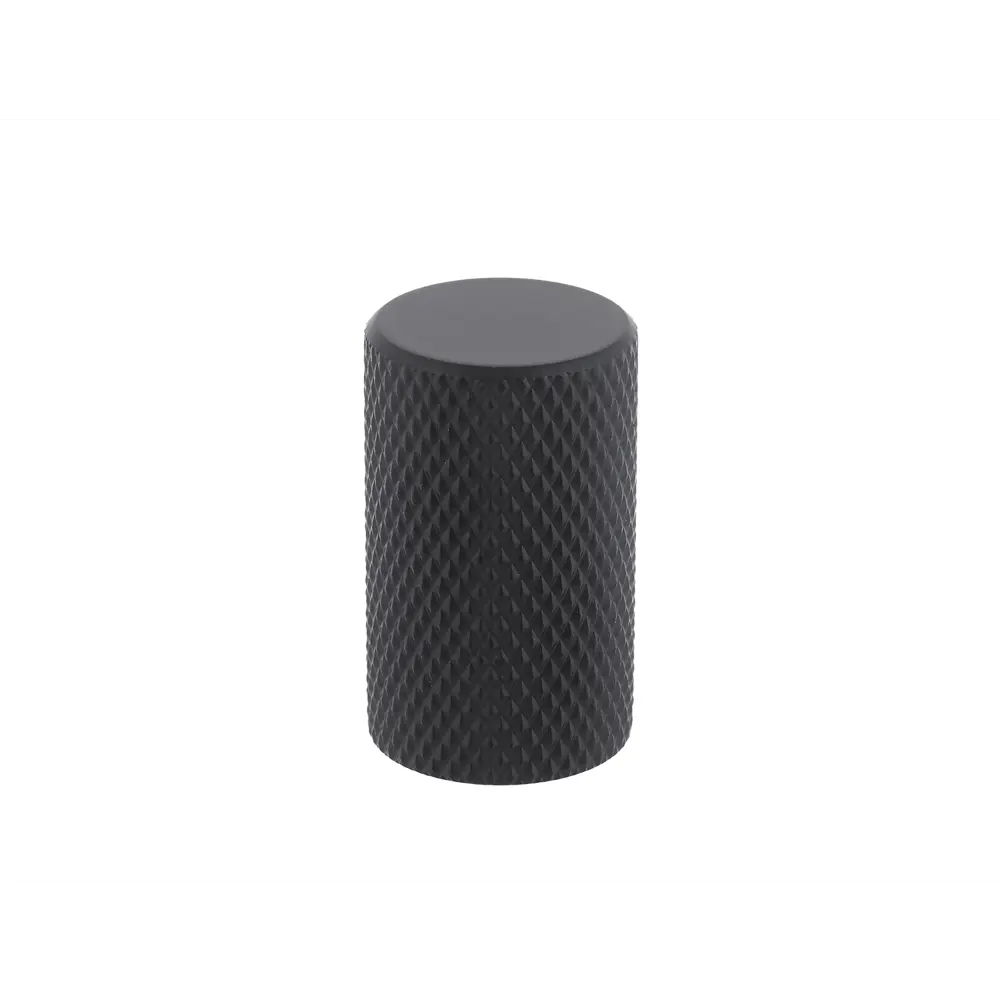 Мебельная ручка-кнопка Multimodis ЦАМ цвет матовый черный PALLADIUM STLM-2075921