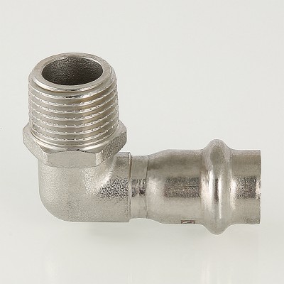 VTi.953.I.001804 Фитинг из нержавеющей стали – пресс-угольник с наружной резьбой Valtec 18 мм х 1/2"  - Вид №8