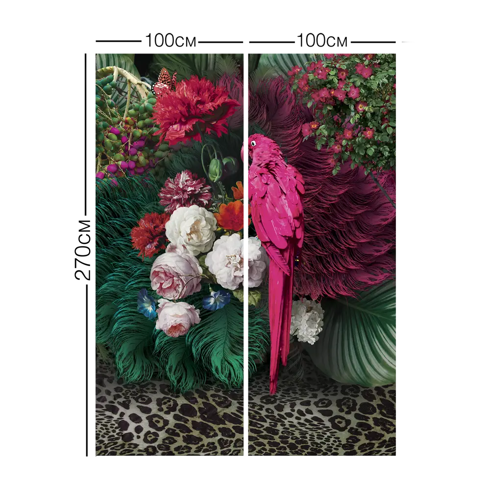 Фотообои Экзотика флизелиновые 200x270 см L13-254 FBRUSH 3D FLIZART STLM-2060046 - Вид №3