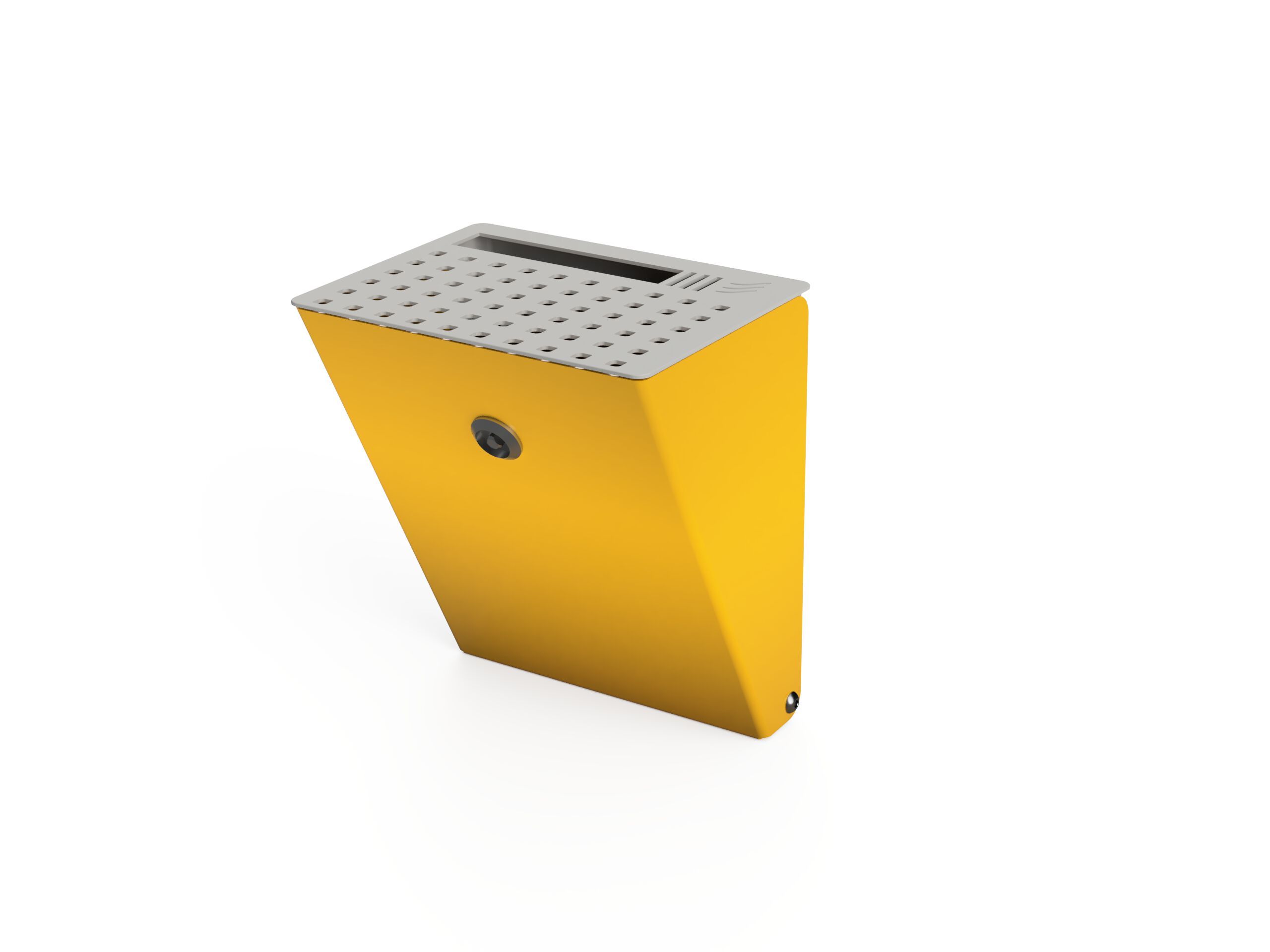 Стальная настенная пепельница для общественных мест Studio Città LASER ARCH-00022456