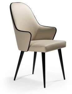 Reflex Мягкое кожаное кресло с подлокотниками Ludwig