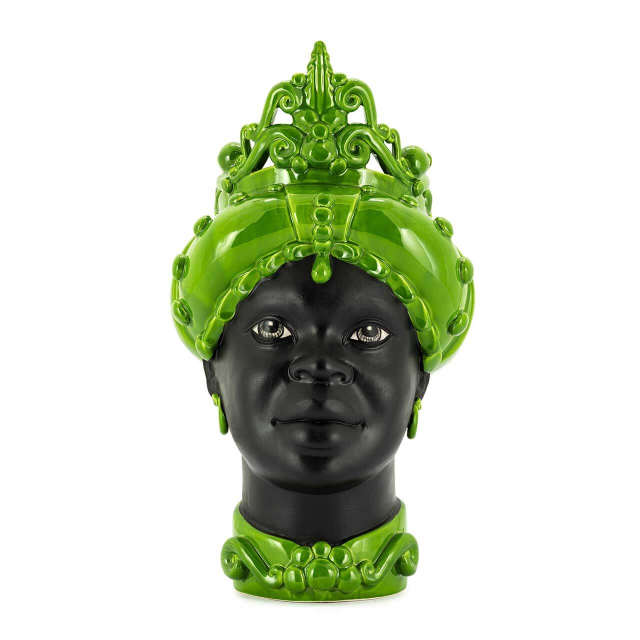 201141-80 ABHIKA ВАЗА MORO LADY MED. МАТ H45 BLUE  - Вид №2